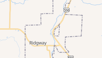 Ridgway, Colorado map