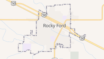 Rocky Ford, Colorado map