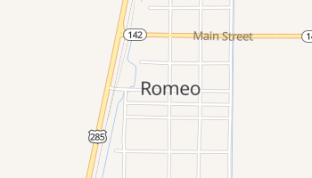 Romeo, Colorado map