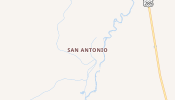 San Antonio, Colorado map