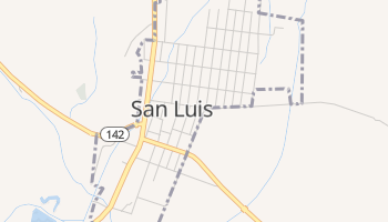 San Luis, Colorado map