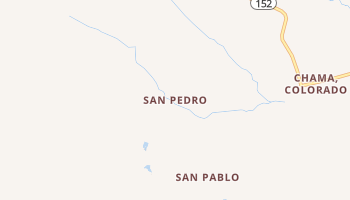 San Pedro, Colorado map