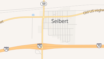 Seibert, Colorado map