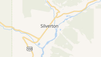 Silverton, Colorado map
