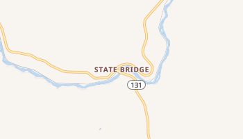 State Bridge, Colorado map