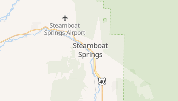 Steamboat Springs, Colorado map