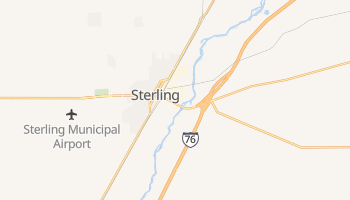 Sterling, Colorado map