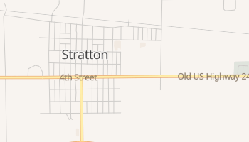 Stratton, Colorado map