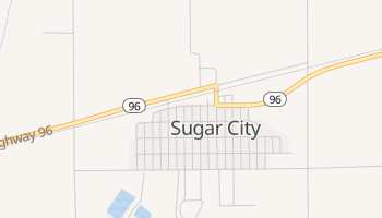 Sugar City, Colorado map
