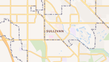 Sullivan, Colorado map