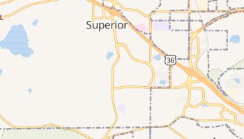 Superior, Colorado map