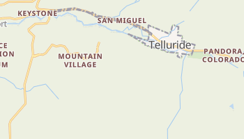 Telluride, Colorado map