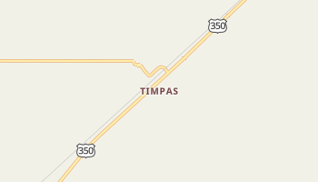 Timpas, Colorado map