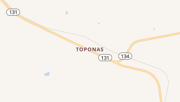 Toponas, Colorado map