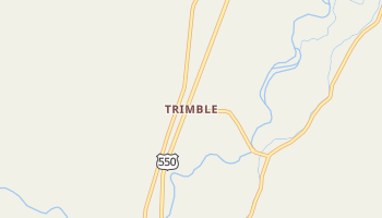 Trimble, Colorado map