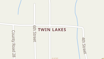 Twin Lakes, Colorado map