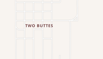 Two Buttes, Colorado map