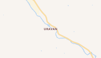 Uravan, Colorado map