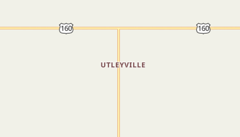 Utleyville, Colorado map