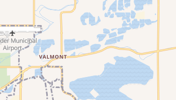 Valmont, Colorado map