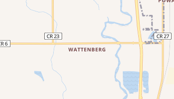Wattenberg, Colorado map