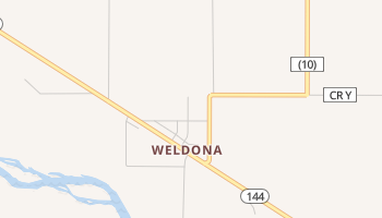 Weldona, Colorado map