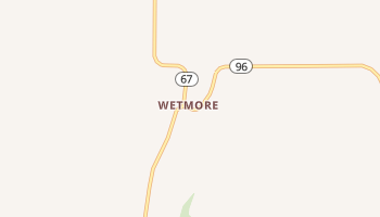 Wetmore, Colorado map