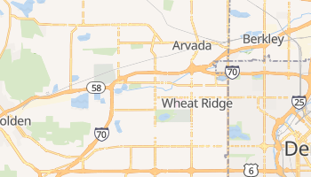 Wheat Ridge, Colorado map
