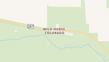 Wild Horse, Colorado map