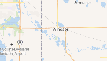 Windsor, Colorado map