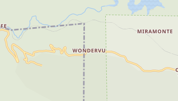 Wondervu, Colorado map
