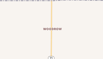 Woodrow, Colorado map