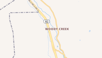 Woody Creek, Colorado map