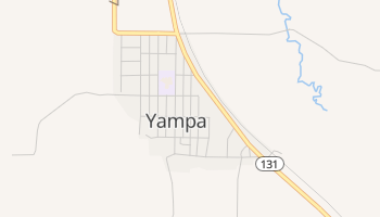 Yampa, Colorado map