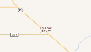 Yellow Jacket, Colorado map