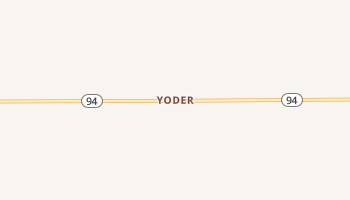 Yoder, Colorado map