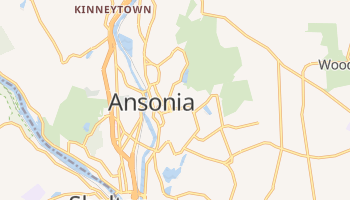 Ansonia, Connecticut map