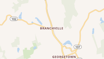 Branchville, Connecticut map
