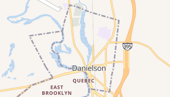 Danielson, Connecticut map