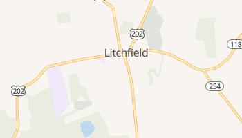 Litchfield, Connecticut map