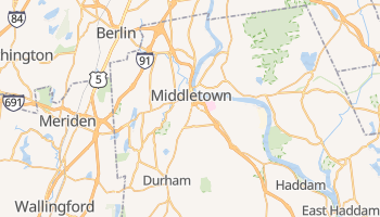 Middletown, Connecticut map