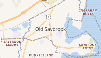 Old Saybrook, Connecticut map