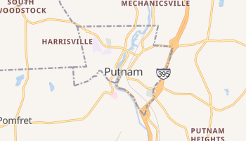 Putnam, Connecticut map