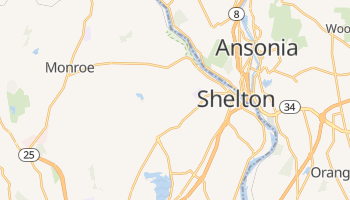 Shelton, Connecticut map
