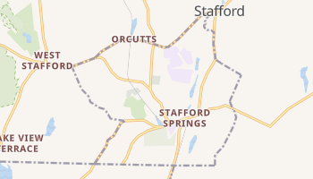 Stafford Springs, Connecticut map