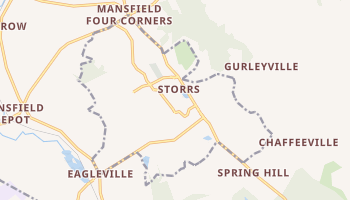 Storrs, Connecticut map