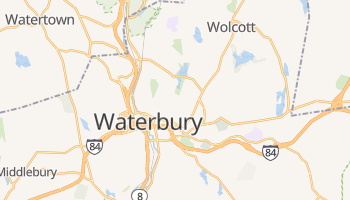 Waterbury, Connecticut map