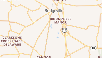 Bridgeville, Delaware map
