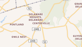 Centerville, Delaware map