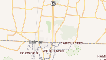Delmar, Delaware map